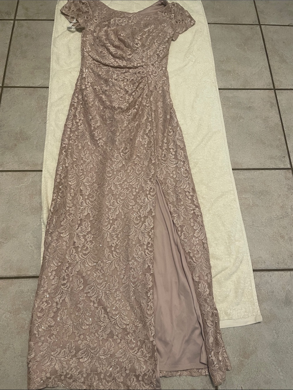 Oleg Cassini Lace Mother Of The Bride Gown
